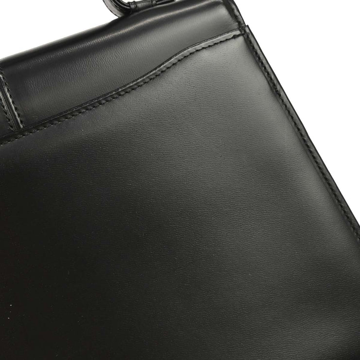 Yves Saint Laurent Black Leather Handbag 144743