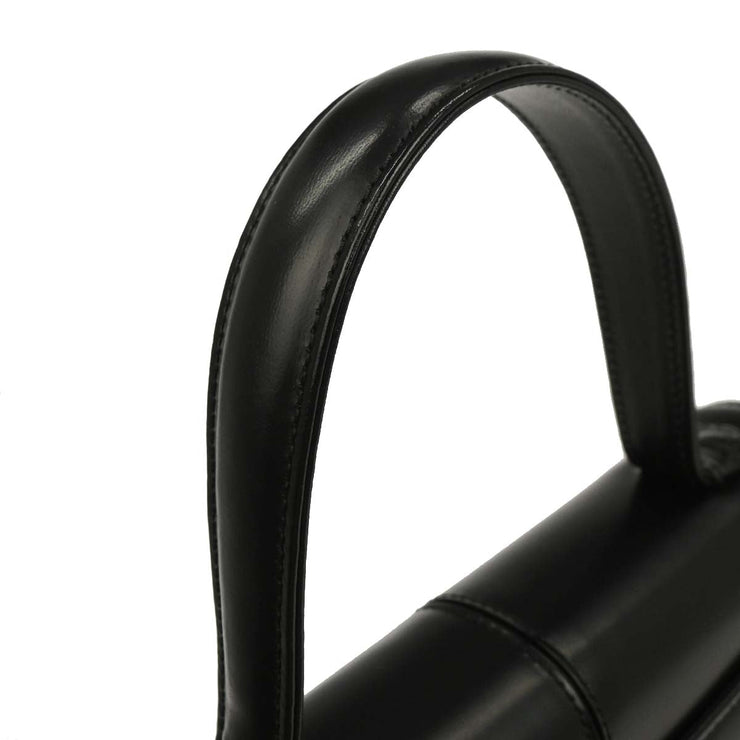 Yves Saint Laurent Black Leather Handbag 144743