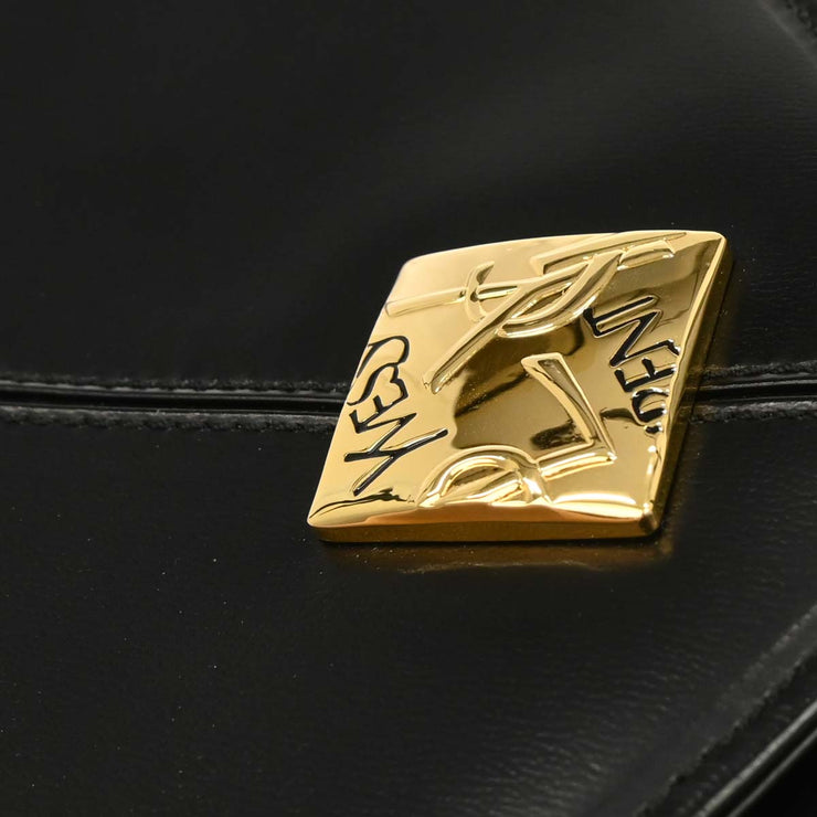 Yves Saint Laurent Black Leather Handbag 144743