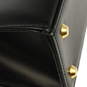 Yves Saint Laurent Black Leather Handbag 144743