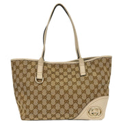 Gucci Brown Beige GG Tote Bag 169946 493075 144747