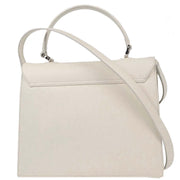 Salvatore Ferragamo Off-white Gancini 2way Handbag EO-21 7337 144748
