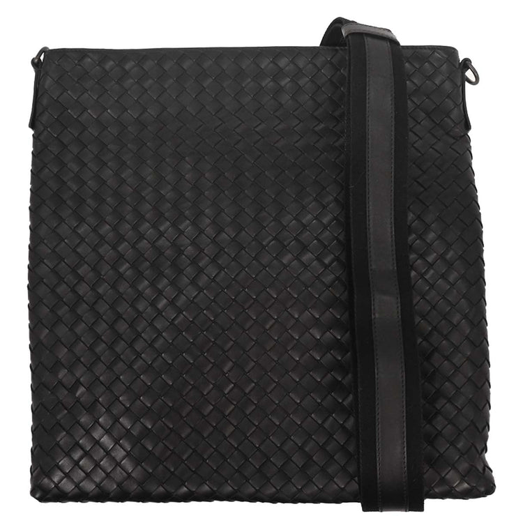 Bottega Veneta Black Intrecciato Shoulder Bag B05179968I 144751