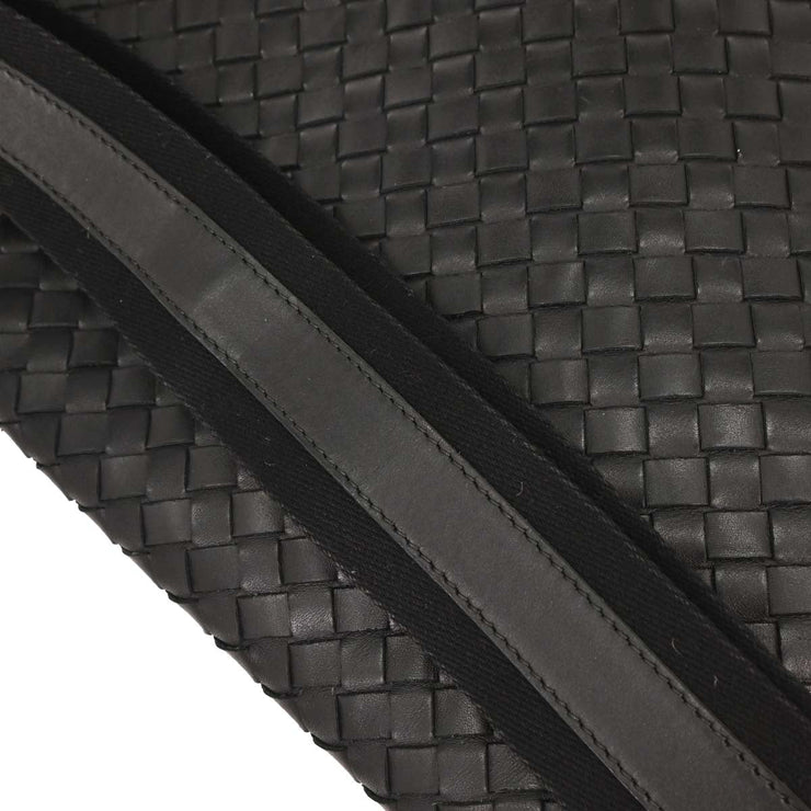 Bottega Veneta Black Intrecciato Shoulder Bag B05179968I 144751