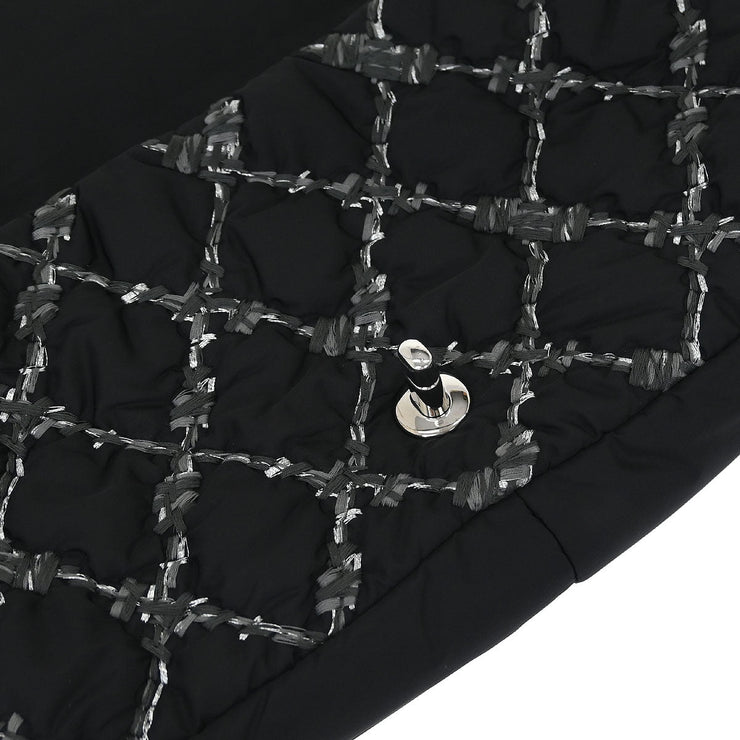 Chanel Black Nylon Paris Byzance Chain Shoulder Bag 144760