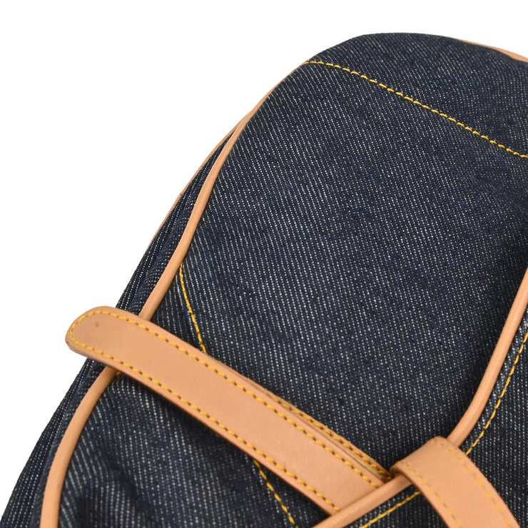 Christian Dior Navy Denim Saddle Handbag RU0040 144761