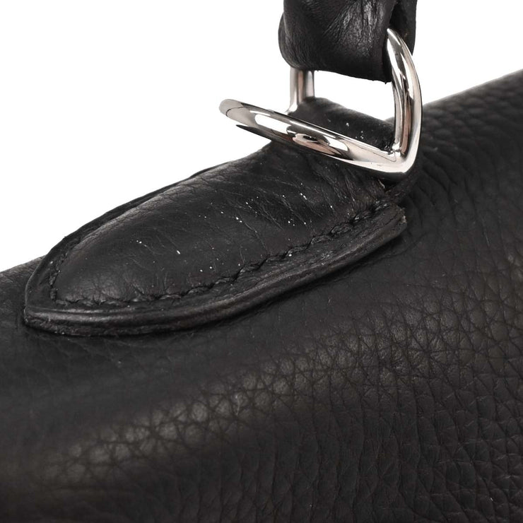 Hermes Black Togo Kelly 32 Retourne 2way Handbag  Square: K N31 144762