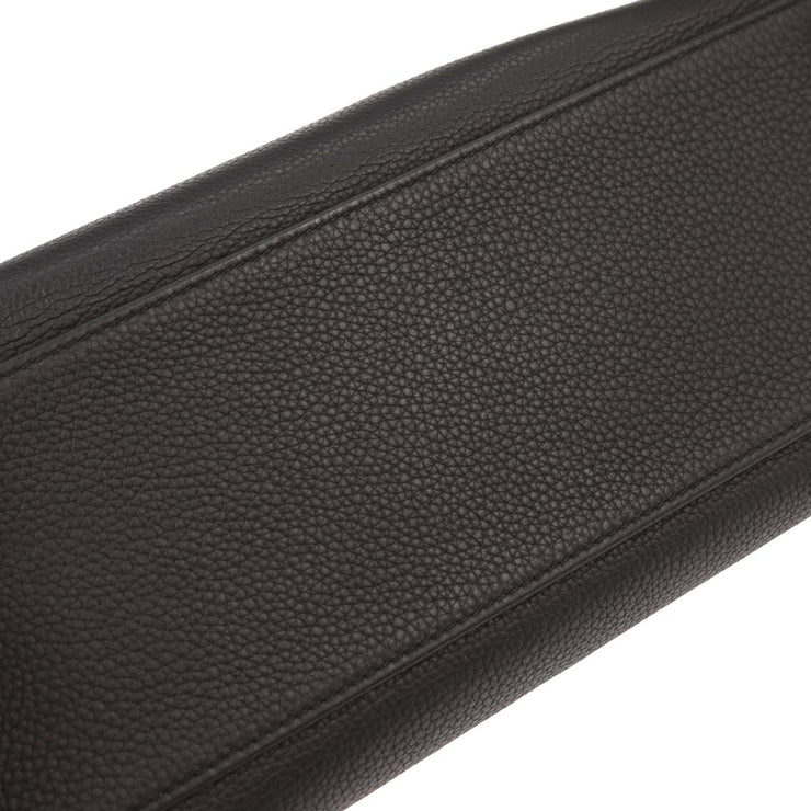Hermes Black Togo Kelly 32 Retourne 2way Handbag  Square: K N31 144762