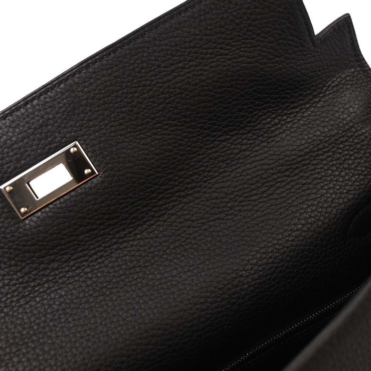 Hermes Black Togo Kelly 32 Retourne 2way Handbag  Square: K N31 144762