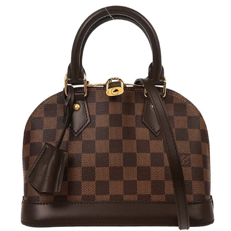 Louis Vuitton Damier Alma BB 2way Handbag N41221 AA0159 144763