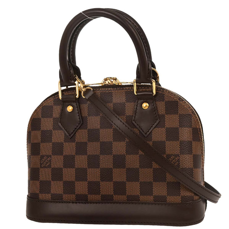 Louis Vuitton Damier Alma BB 2way Handbag N41221 AA0159 144763