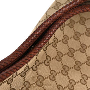 Gucci Beige Canvas GG Marrakech Hobo Shoulder Bag 257026 203998 144764