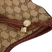 Gucci Beige Canvas GG Marrakech Hobo Shoulder Bag 257026 203998 144764