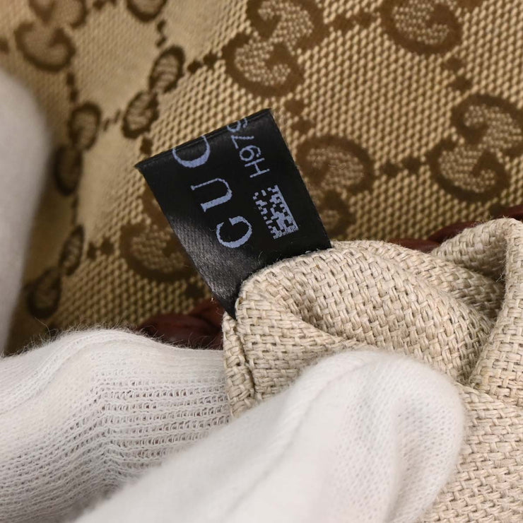 Gucci Beige Canvas GG Marrakech Hobo Shoulder Bag 257026 203998 144764