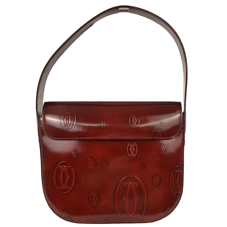Cartier Bordeaux Happy Birthday Handbag EBGF 144765