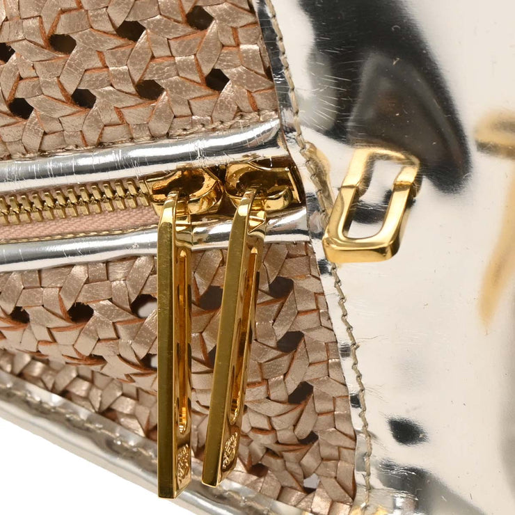 Loewe Silver Leather Amazona 36 Handbag 010207 144767