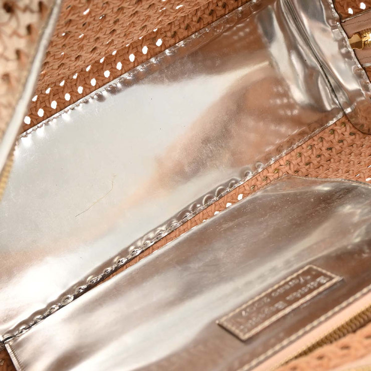Loewe Silver Leather Amazona 36 Handbag 010207 144767