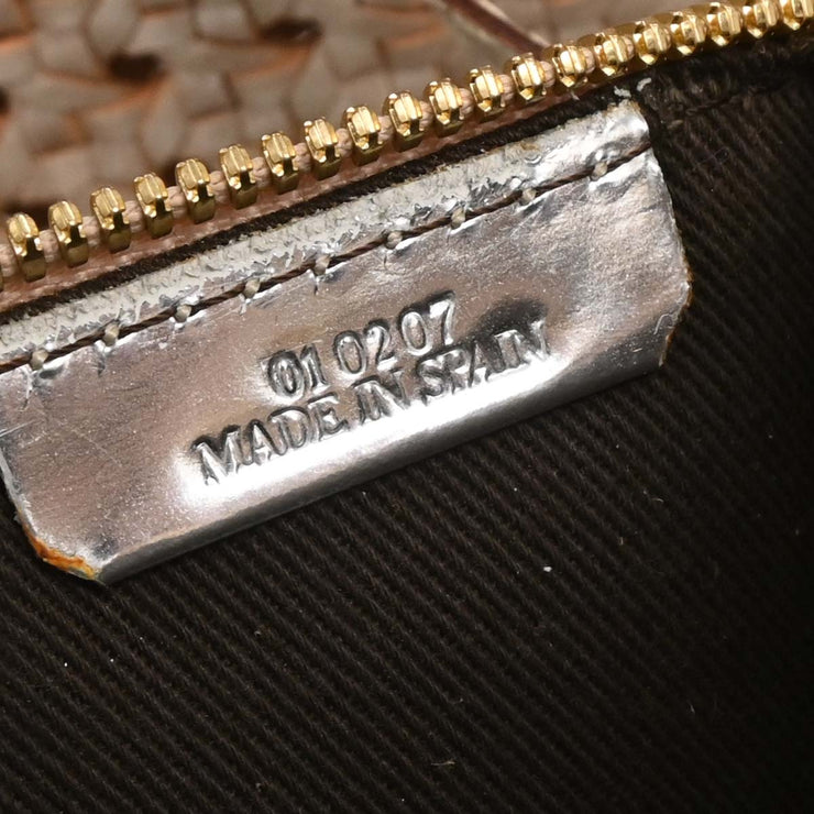 Loewe Silver Leather Amazona 36 Handbag 010207 144767