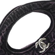 Chanel Purple Denim Chanel 31 Shopping Bag 2way Handbag 144769