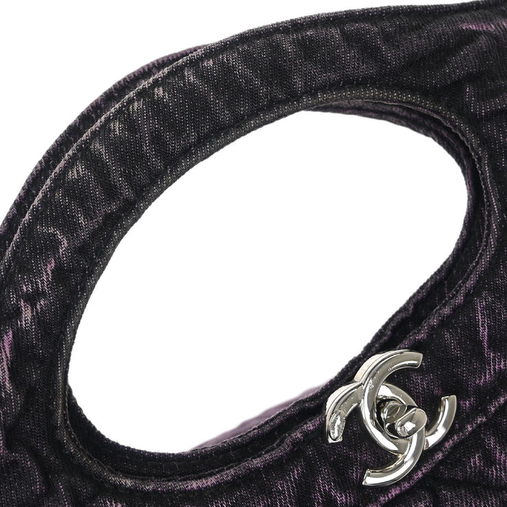 Chanel Purple Denim Chanel 31 Shopping Bag 2way Handbag 144769
