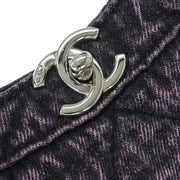 Chanel Purple Denim Chanel 31 Shopping Bag 2way Handbag 144769