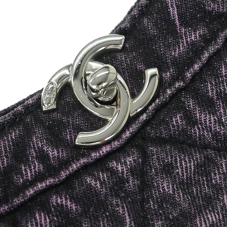 Chanel Purple Denim Chanel 31 Shopping Bag 2way Handbag 144769