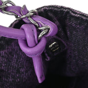 Chanel Purple Denim Chanel 31 Shopping Bag 2way Handbag 144769