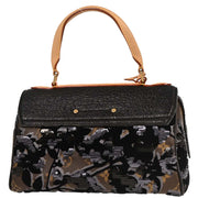 Louis Vuitton Monogram Fleur de Jais Carrousel Handbag M40434 TJ4100 144772