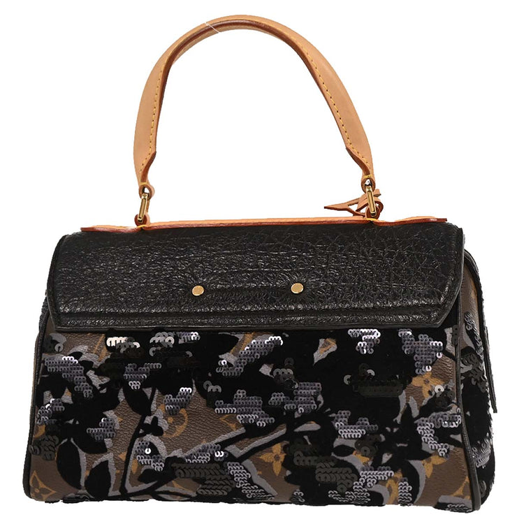 Louis Vuitton Monogram Fleur de Jais Carrousel Handbag M40434 TJ4100 144772