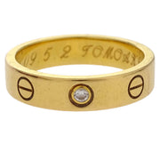 Cartier Mini Love Ring 750 Diamond #49 PB9039 144777