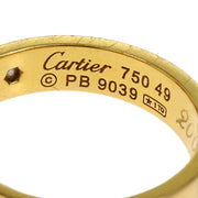 Cartier Mini Love Ring 750 Diamond #49 PB9039 144777