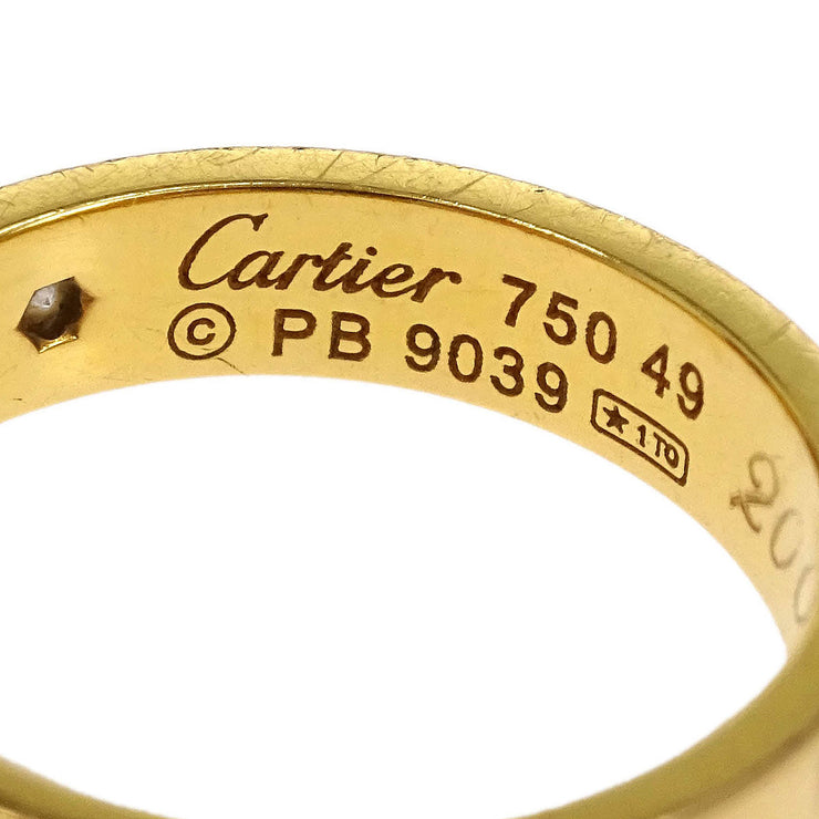 Cartier Mini Love Ring 750 Diamond #49 PB9039 144777