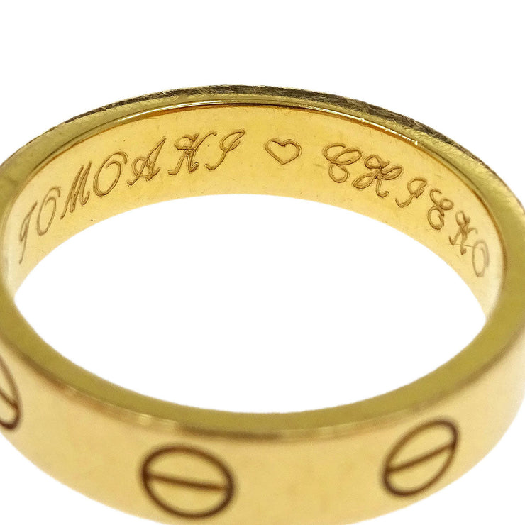 Cartier Mini Love Ring 750 Diamond #49 PB9039 144777
