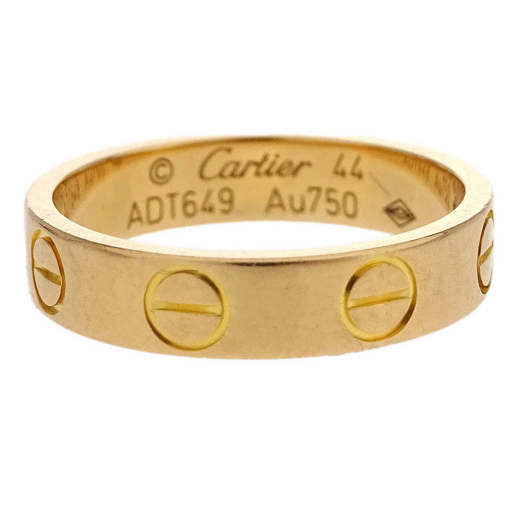 Cartier Mini Love Ring Au750 #44 ADT649 144783