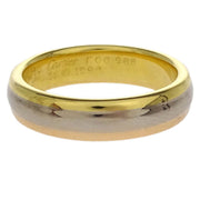 Cartier Three Color Wedding Ring 750 F06 968 #52 144787