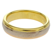Cartier Three Color Wedding Ring 750 F06 968 #52 144787
