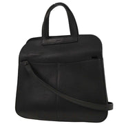 Hermes Black Taurillon Clemence Halzan 31 2way Tote Bag ABT011TD 144806