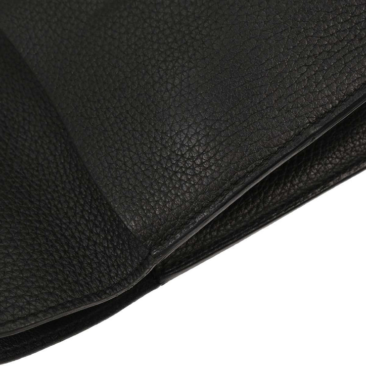 Hermes Black Taurillon Clemence Halzan 31 2way Tote Bag ABT011TD 144806