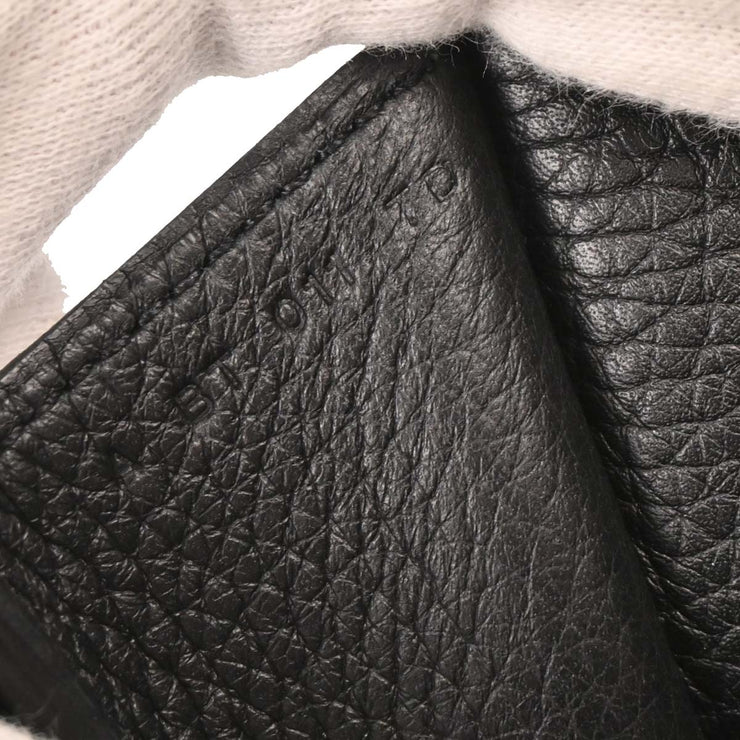 Hermes Black Taurillon Clemence Halzan 31 2way Tote Bag ABT011TD 144806