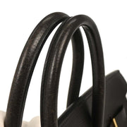 Hermes Black Ardennes Birkin 35 Handbag 6E Square:F 144807
