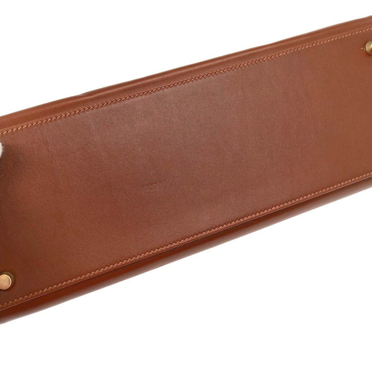 Hermes Fauve Box Calf Kelly 32 Retourne 2way Handbag  Square:G 107.S 144808