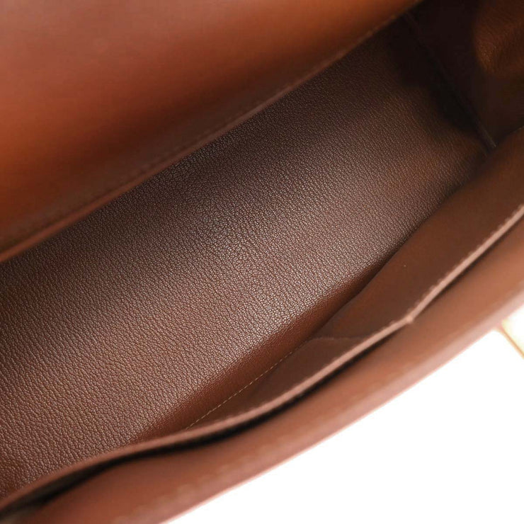 Hermes Fauve Box Calf Kelly 32 Retourne 2way Handbag  Square:G 107.S 144808