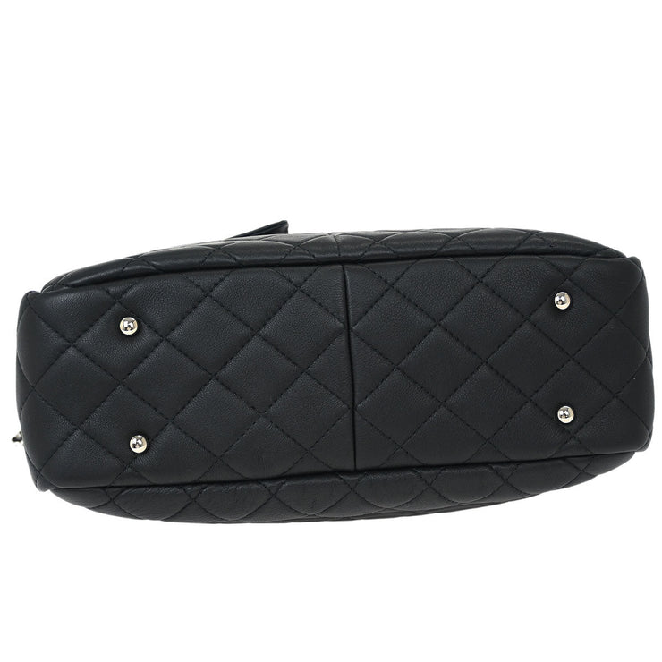 Chanel Black Lambskin Ultra Pocket Shopping Tote 2way Handbag 144810