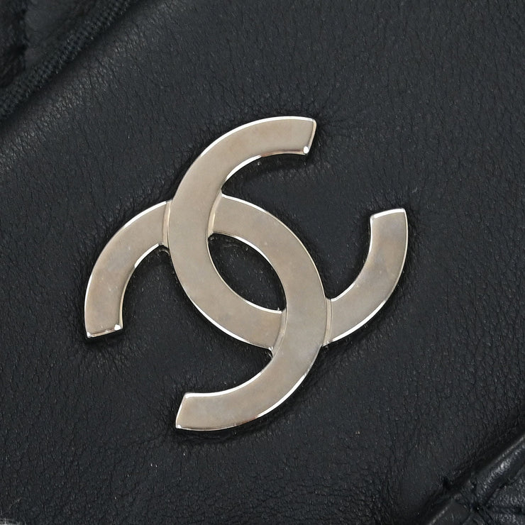 Chanel Black Lambskin Ultra Pocket Shopping Tote 2way Handbag 144810
