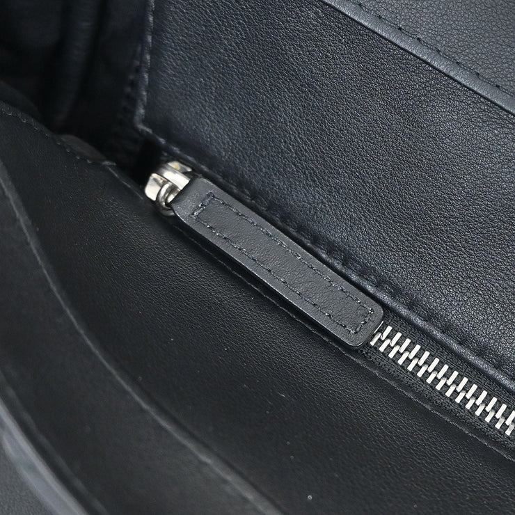 Chanel Black Lambskin Ultra Pocket Shopping Tote 2way Handbag 144810