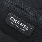 Chanel Black Lambskin Ultra Pocket Shopping Tote 2way Handbag 144810