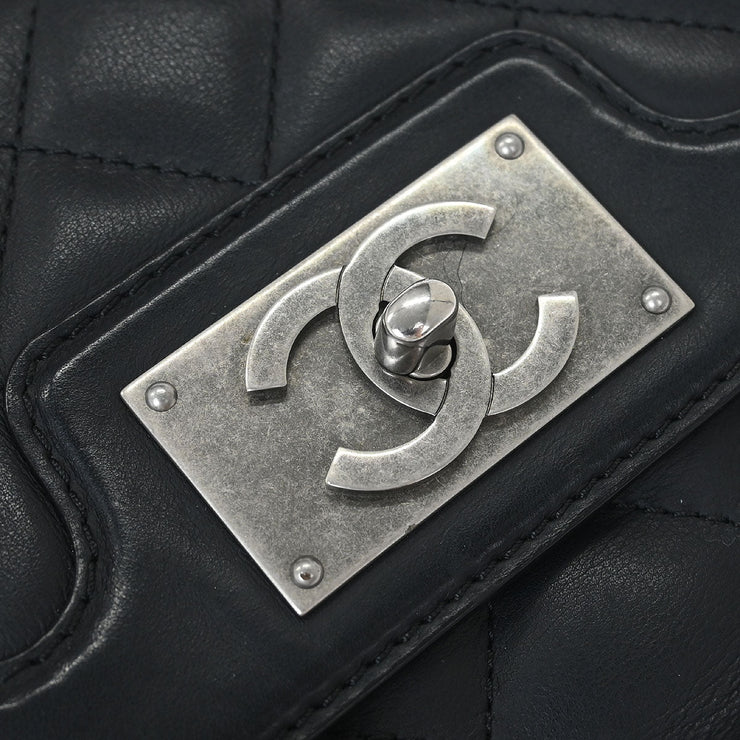 Chanel Black Calfskin 2way Handbag 144812