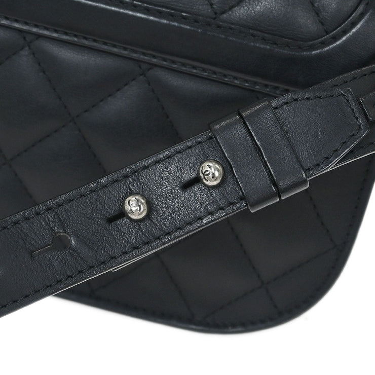 Chanel Black Calfskin 2way Handbag 144812