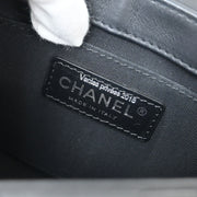 Chanel Black Calfskin 2way Handbag 144812