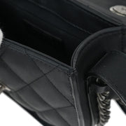 Chanel Black Calfskin 2way Handbag 144812